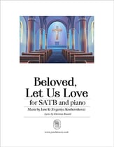 Beloved, Let Us Love SATB choral sheet music cover